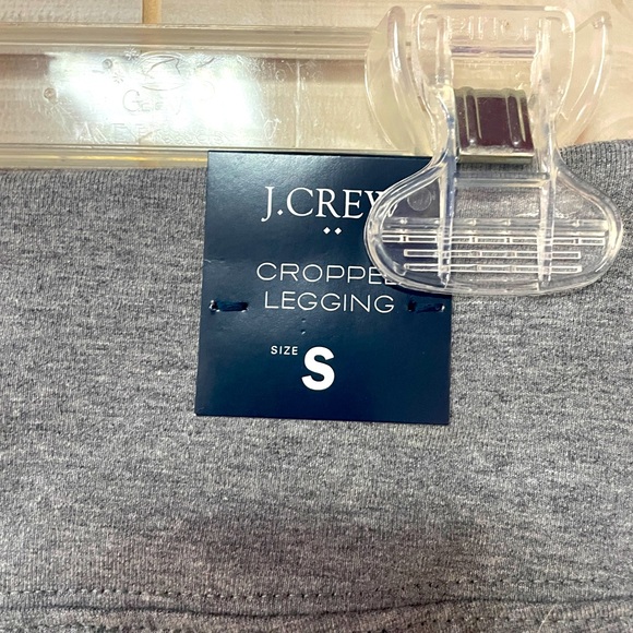 NWT J Crew Gray Cropped Leggings Sz S - Picture 5 of 6